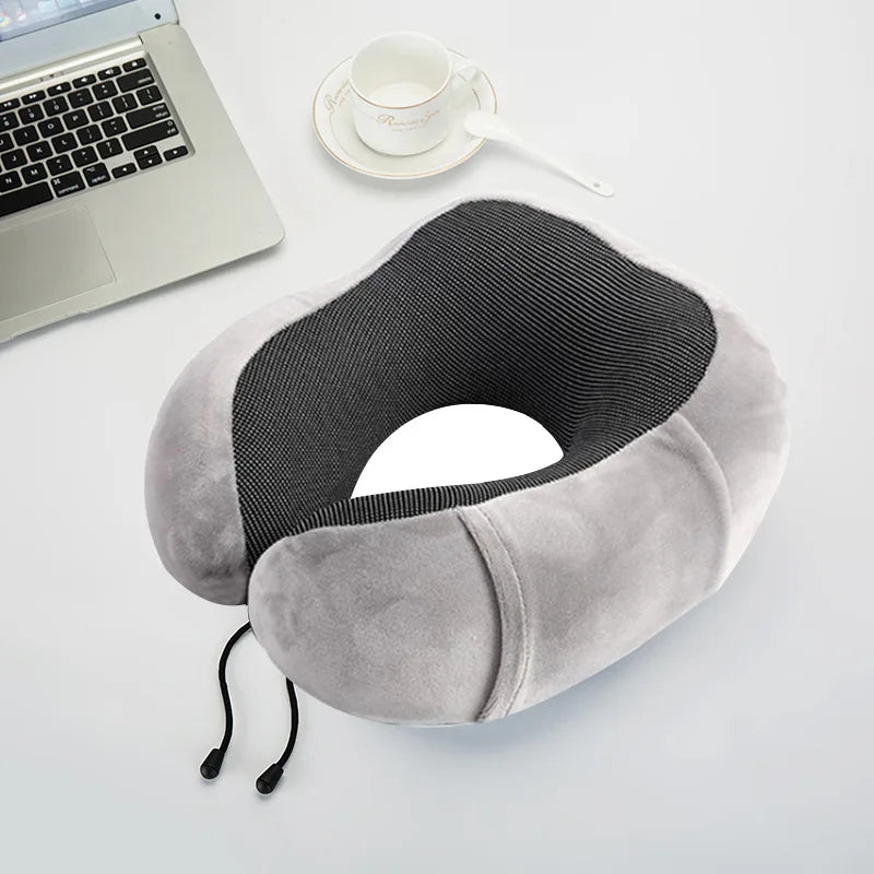 U Shaped Memory Foam Neck Pillows Soft Travel Pillow Massage Neck Pillow Sleeping Airplane Pillow Cervical Healthcare Bedding - Slobuy