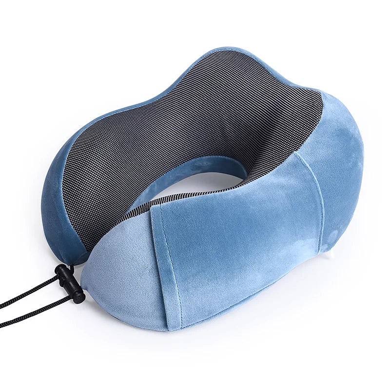 U Shaped Memory Foam Neck Pillows Soft Travel Pillow Massage Neck Pillow Sleeping Airplane Pillow Cervical Healthcare Bedding - Slobuy