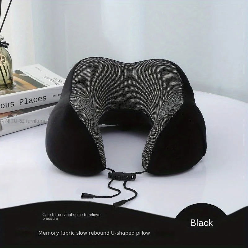 U Shaped Memory Foam Neck Pillows Soft Travel Pillow Massage Neck Pillow Sleeping Airplane Pillow Cervical Healthcare Bedding - Slobuy