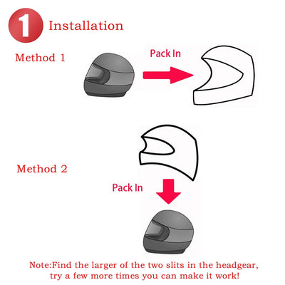 Uchoose Motorcycle Helmet Cover Motorbike Helmet Cover Motorcycle Helm Accessories Suitable For Full-face Cross-section Helmets - Slobuy