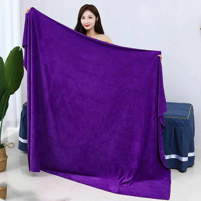 Ultra-micro fiber bath towel, super-large, soft, high absorption, fast-drying, non-fading, multi-functional use of towels - Slobuy