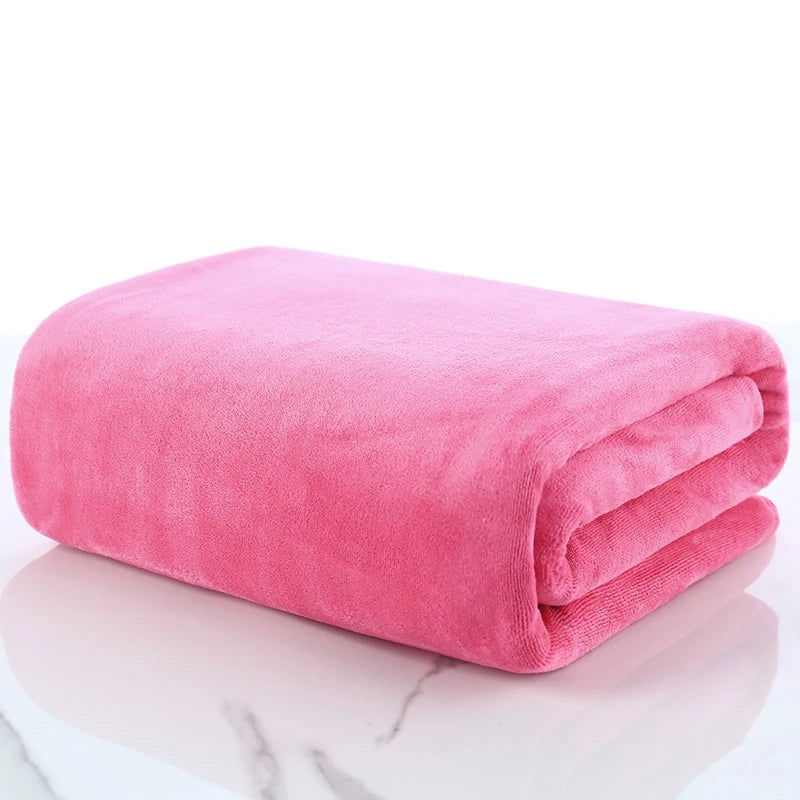 Ultra-micro fiber bath towel, super-large, soft, high absorption, fast-drying, non-fading, multi-functional use of towels - Slobuy