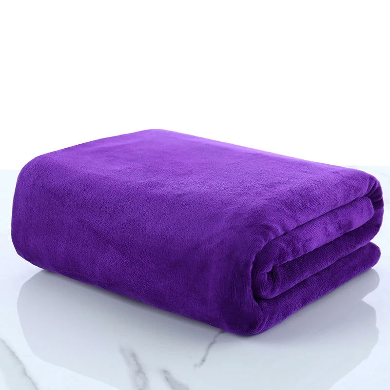 Ultra-micro fiber bath towel, super-large, soft, high absorption, fast-drying, non-fading, multi-functional use of towels - Slobuy