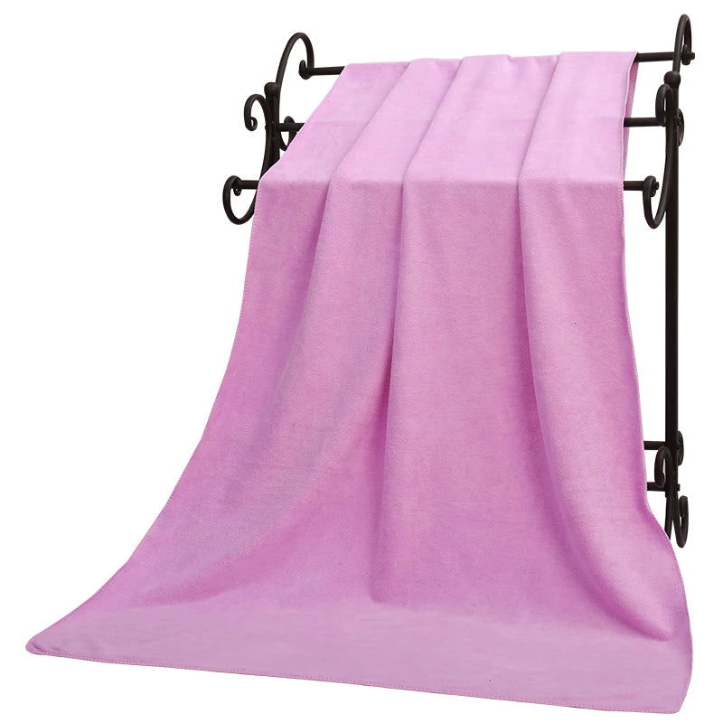Ultra-micro fiber bath towel, super-large, soft, high absorption, fast-drying, non-fading, multi-functional use of towels - Slobuy