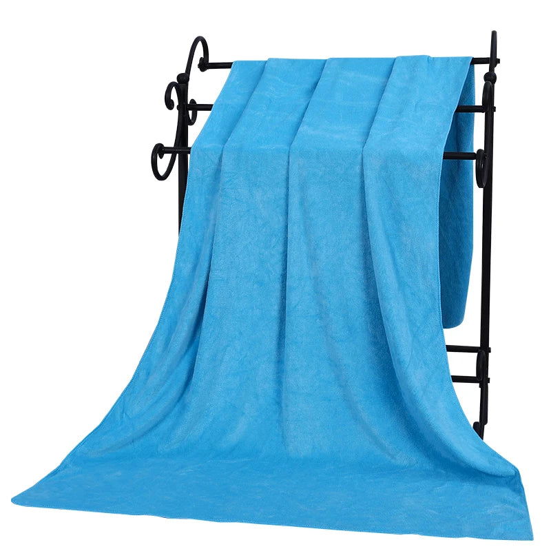 Ultra-micro fiber bath towel, super-large, soft, high absorption, fast-drying, non-fading, multi-functional use of towels - Slobuy