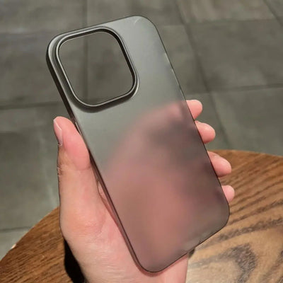 Ultra Thin Matte Hard PC Translucent Clear Phone Case For iPhone 15 14 Plus 13 12 Pro Max Shockproof Slim Silky Skin Back Cover - Slobuy