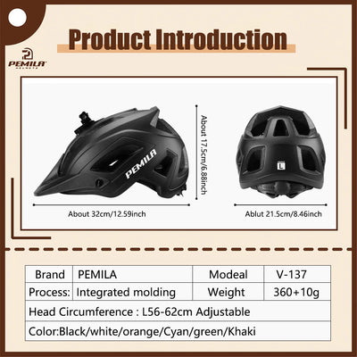 Ultralight Cycling Helmet Road Mtb Helmet Cycling Safety Cap Racing Bike Equipments Women Men Integrally-Molded Bicycle Helmet - Slobuy