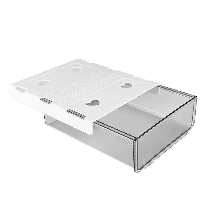 Undertable Drawer Storage Box Hidden Hanging Bedroom Dormitory Office Table Pasting Non Punching Table Bottom Sorting - Slobuy