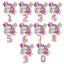 Unicorn Balloon 1st Birthday Party Decorations Kids Globo baby shower first Number inflatable Helium Foil Balloons new year 2023 - Slobuy