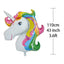 Unicorn Balloon 1st Birthday Party Decorations Kids Globo baby shower first Number inflatable Helium Foil Balloons new year 2023 - Slobuy