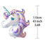 Unicorn Balloon 1st Birthday Party Decorations Kids Globo baby shower first Number inflatable Helium Foil Balloons new year 2023 - Slobuy