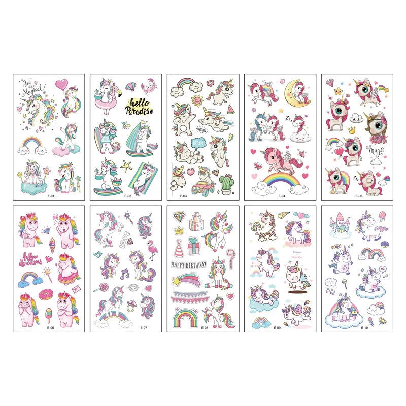 Unicorn Plate Napkin Cups Unicorn Party Supplies Balloons Kids Birthday Party Decoration Baby Shower Girl Kid Birthday Supplies - Slobuy