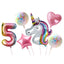 Unicorn Plate Napkin Cups Unicorn Party Supplies Balloons Kids Birthday Party Decoration Baby Shower Girl Kid Birthday Supplies - Slobuy