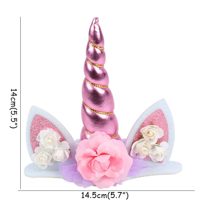 Unicorn Plate Napkin Cups Unicorn Party Supplies Balloons Kids Birthday Party Decoration Baby Shower Girl Kid Birthday Supplies - Slobuy