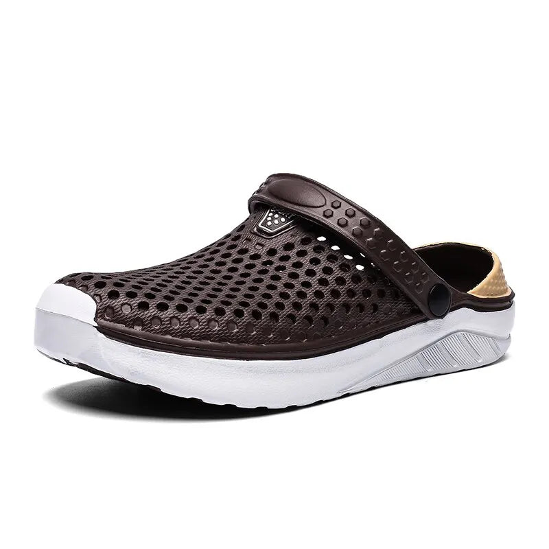 Unisex Fashion Beach Sandals Men Anti Slip Thick Sole Slippers Lightweight Summer Flip Flops Garden Shoes Man Women - Slobuy