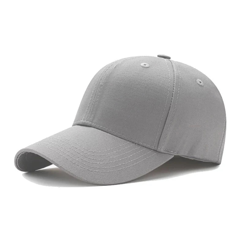 Unisex Simple Black Baseball Cap Solid Color Golf Hat Cotton Caps Hats Casual Hip Hop Dad Hats For Men Women - Slobuy