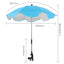 Universal Baby Car Pram Umbrella Adjustable Shade Umbrella Uv Sunshade For Stroller Accessories Sun Visor Portable Parasol Items - Slobuy