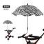 Universal Baby Car Pram Umbrella Adjustable Shade Umbrella Uv Sunshade For Stroller Accessories Sun Visor Portable Parasol Items - Slobuy