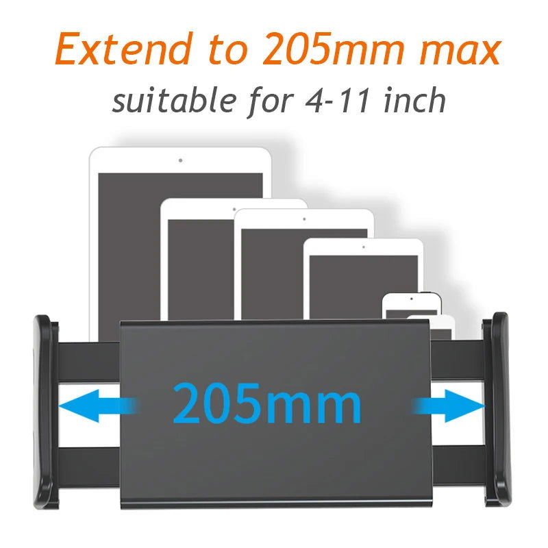 Universal Car Back Seat Headrest Mount Holder For iPad Air 4-11 Inch 360 Rotation Mini Tablet PC Auto Car Phone Holder Stand - Slobuy