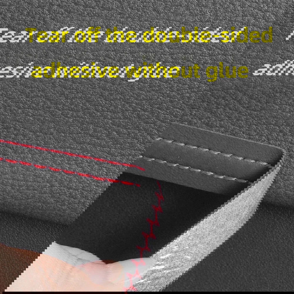 Universal Car Mouldings Trim Pu Leather DIY Braid Decorative Line Strip For Door Dashboard Sticker Car Interior Accessories - Slobuy