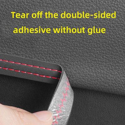 Universal Car Mouldings Trim Pu Leather DIY Braid Decorative Line Strip For Door Dashboard Sticker Car Interior Accessories - Slobuy