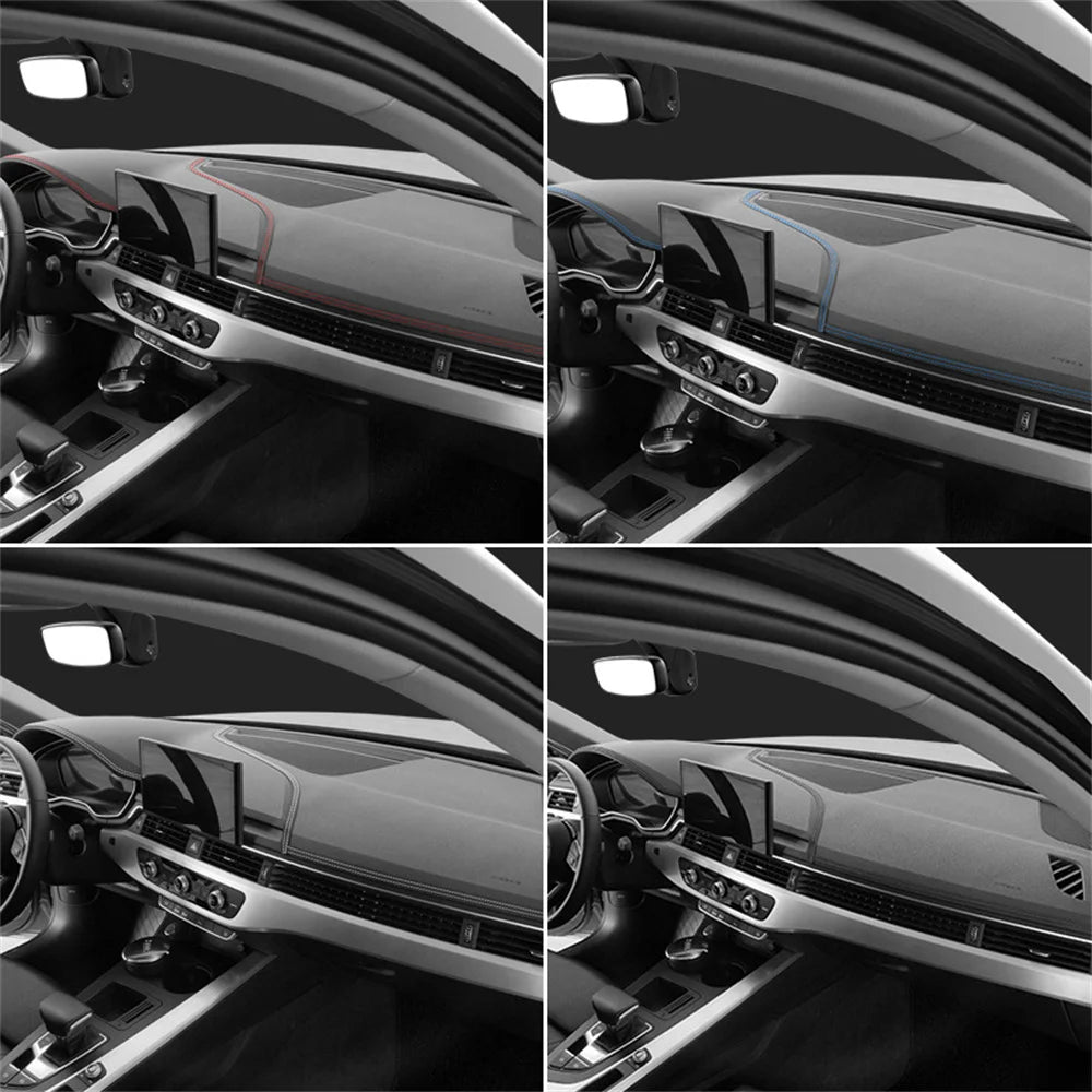 Universal Car Mouldings Trim Pu Leather DIY Braid Decorative Line Strip For Door Dashboard Sticker Car Interior Accessories - Slobuy