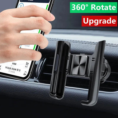 Universal Car Phone Holder Gravity Air Vent Mount Stand Mobile Cell Phone Car Bracket Support in Car for iPhone Samsung Xiaomi - Slobuy