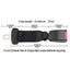Universal Car Safety Belt 23CM Seat Belt Extension Plug Buckle Seatbelt Clip Adjustable Extender Child Universal Lengthening - Slobuy