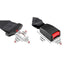 Universal Car Safety Belt 23CM Seat Belt Extension Plug Buckle Seatbelt Clip Adjustable Extender Child Universal Lengthening - Slobuy