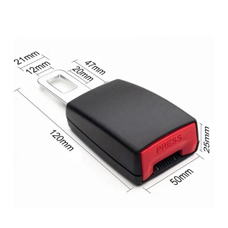 Universal Car Safety Belt 23CM Seat Belt Extension Plug Buckle Seatbelt Clip Adjustable Extender Child Universal Lengthening - Slobuy