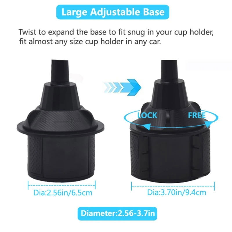 Universal Car Telephone Stand Cup Holder Stand Drink Bottle Mount Support Smartphone Mobile Phone Accessories Car Cup Mount - Slobuy