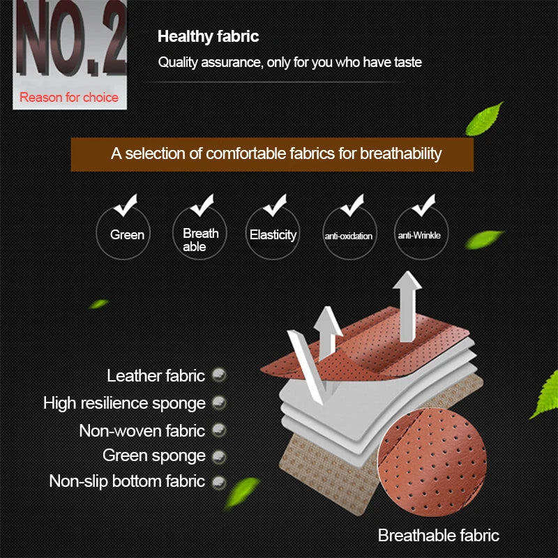 Universal Leather Car Seat Covers interior Automobiles Seats Cover Mats Auto Seat-Cover Cushion Protector Chair Pads Accessories - Slobuy