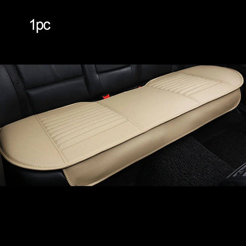 Universal Leather Car Seat Covers interior Automobiles Seats Cover Mats Auto Seat-Cover Cushion Protector Chair Pads Accessories - Slobuy