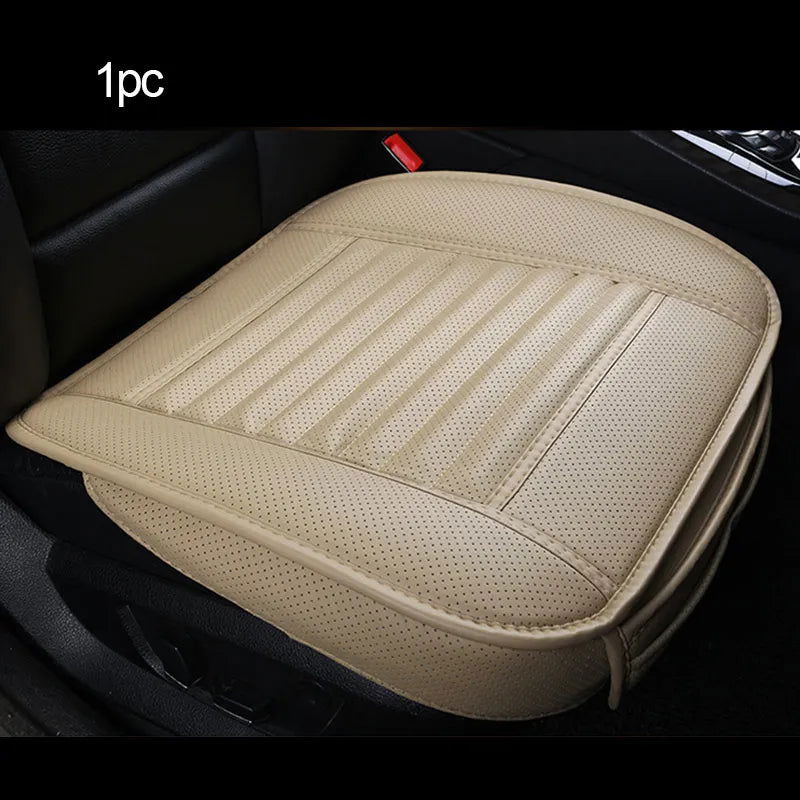 Universal Leather Car Seat Covers interior Automobiles Seats Cover Mats Auto Seat-Cover Cushion Protector Chair Pads Accessories - Slobuy