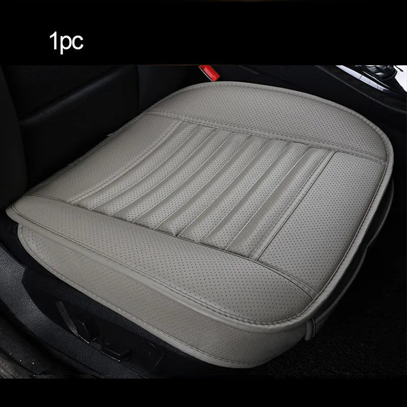 Universal Leather Car Seat Covers interior Automobiles Seats Cover Mats Auto Seat-Cover Cushion Protector Chair Pads Accessories - Slobuy
