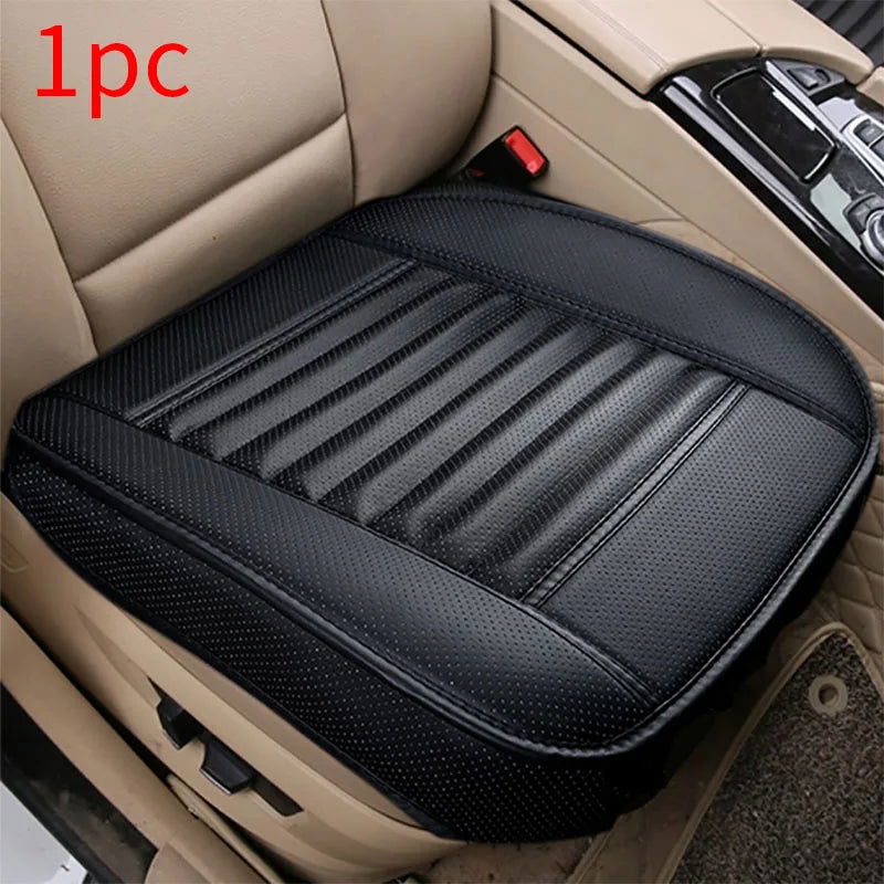 Universal Leather Car Seat Covers interior Automobiles Seats Cover Mats Auto Seat-Cover Cushion Protector Chair Pads Accessories - Slobuy