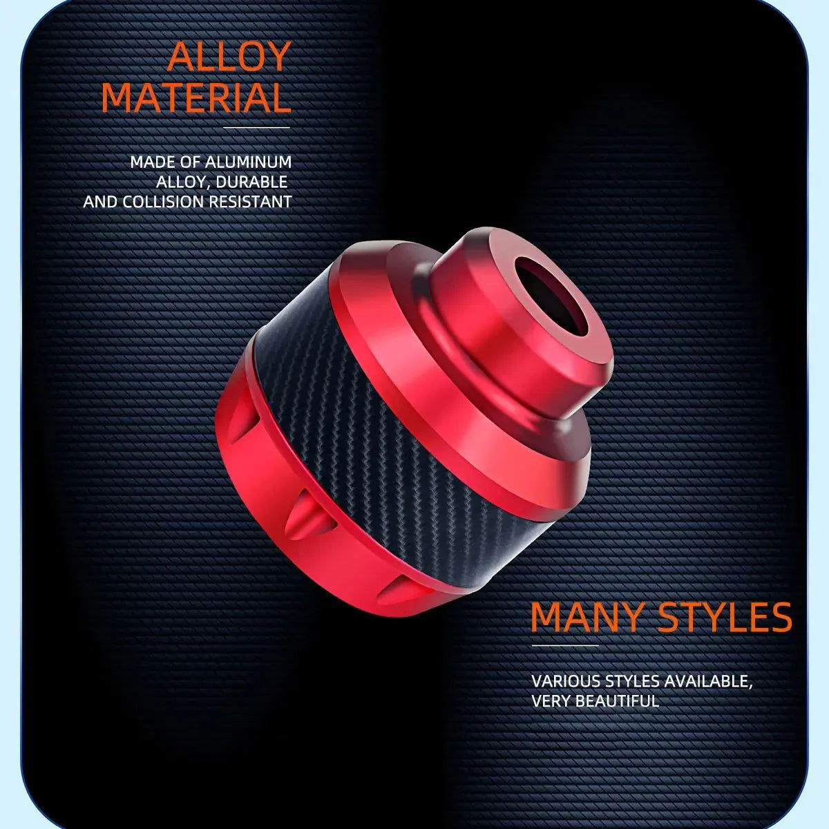 Universal Motorcycle Anti-fall Cup Aluminum Alloy Motorcycle Front Fork Cover Anti-collision Wheel Protector Modified Accessorie - Slobuy