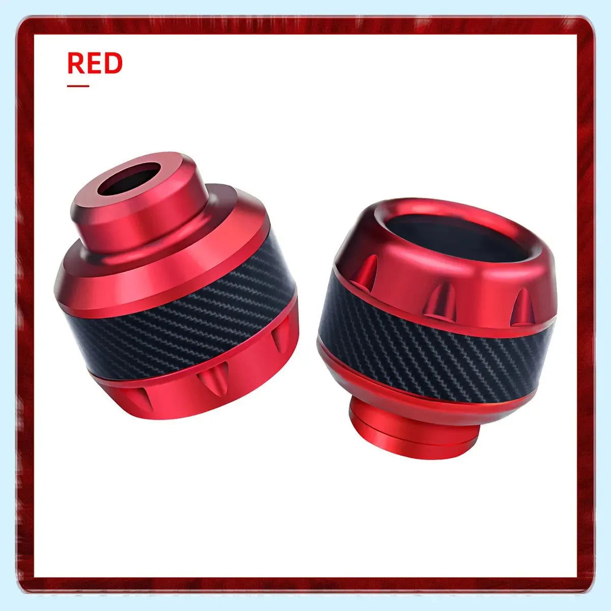 Universal Motorcycle Anti-fall Cup Aluminum Alloy Motorcycle Front Fork Cover Anti-collision Wheel Protector Modified Accessorie - Slobuy