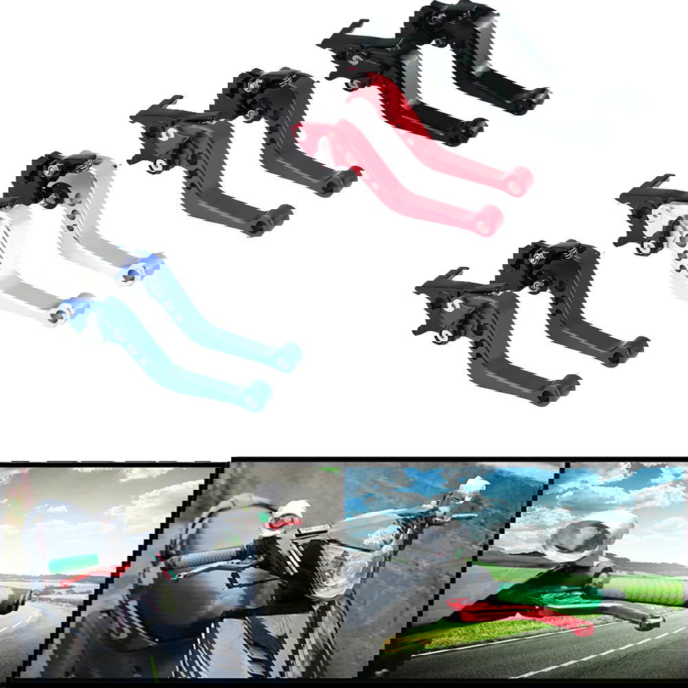 Universal Motorcycle Brake levers  Motorcycle Accessories Modified Horn Adjustable Hand Lever GY6 - Slobuy