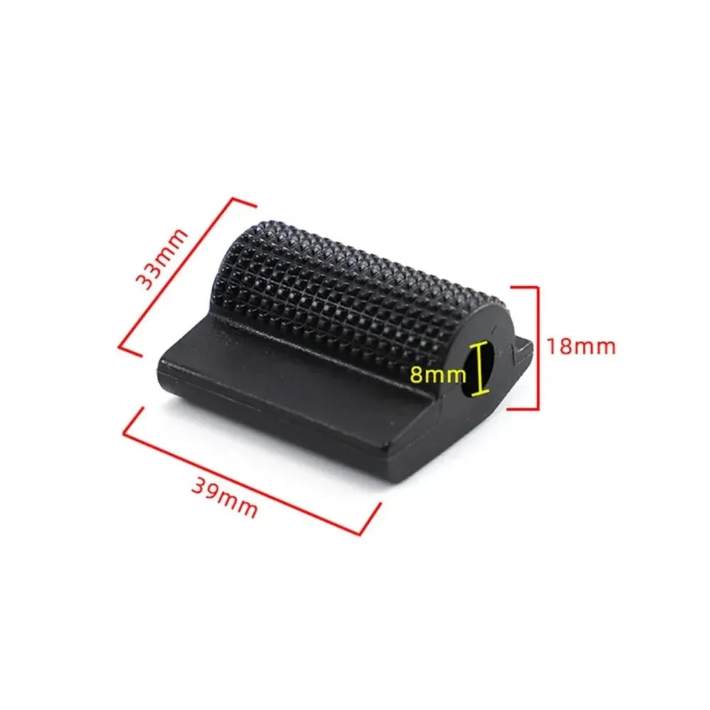 Universal Motorcycle Shift Gear Lever Pedal Rubber Cover Anti-skid Foot Peg Toe Gel Accessories for Honda Kawasaki Yamaha - Slobuy