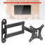 Universal Wall Mount Telescopic Bracket Load Bearing 30KG for Monitor TV 17 to 32 inches Angle Adjustable Holder Expansion Stand - Slobuy