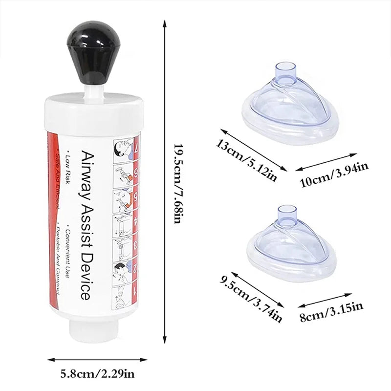 Upgrade Portable Anti Choking Device Choking Emergency Life Saving Suction Vac Anti Choke Device First Aid Kit for Kids Adults - Slobuy