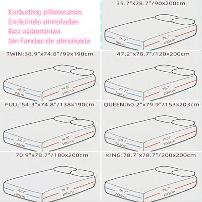 Upzo-Colored satin surface Fitted Sheet 1pcs Queen Size Bed Sheets Set of Sheets 150x200 Sheet With Elastic Band（No Pillowcase） - Slobuy