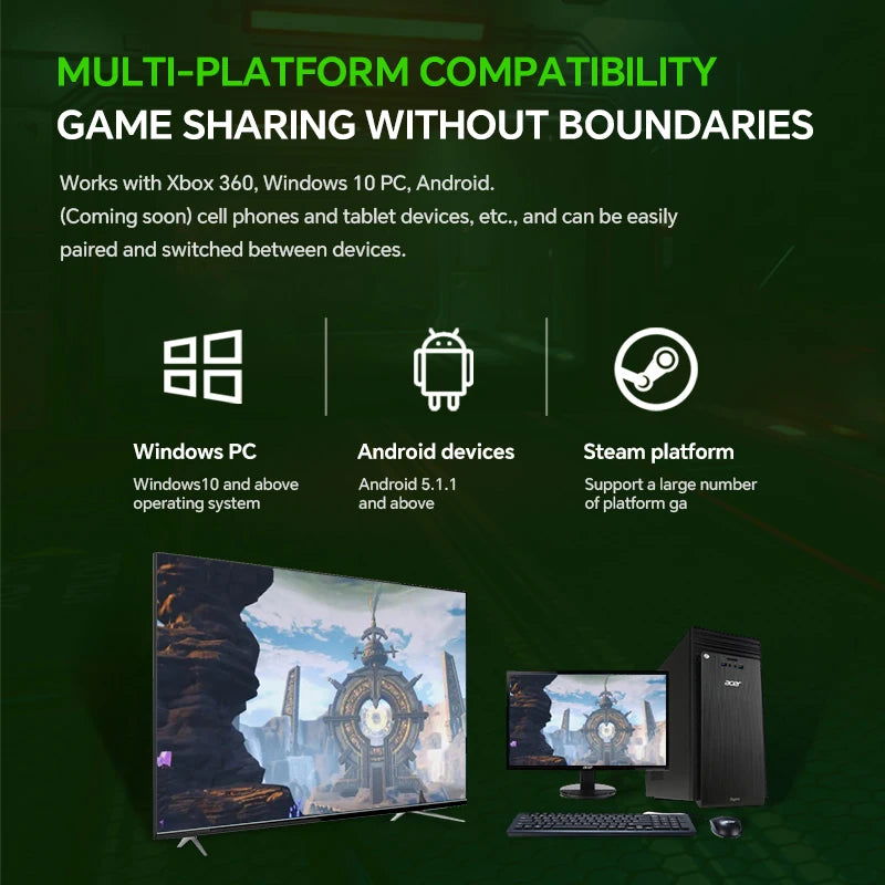 Usb Interface Wired Game Controller For Xbox 360 Steam Pc Computer Game Tv Tesla Game Controller With Vibration Feedback - Slobuy