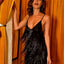 V-Neck Spaghetti Straps Dress - Slobuy