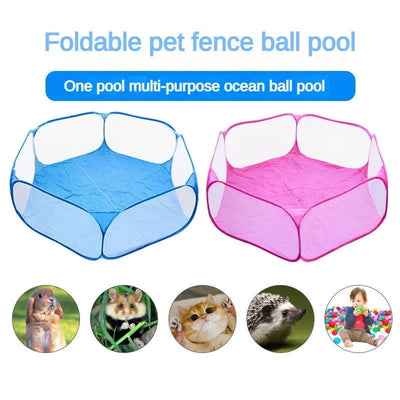 VZZ Pet Fence Kitten Cage Folding Cage Playpen for Hamster Hedgehog Small Animals Breathable Puppy Rabbit Guinea Pig  - Slobuy
