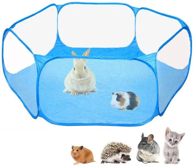 VZZ Pet Fence Kitten Cage Folding Cage Playpen for Hamster Hedgehog Small Animals Breathable Puppy Rabbit Guinea Pig  - Slobuy