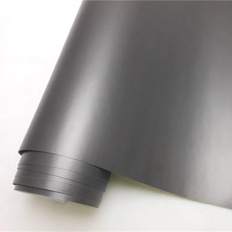 Various Colors Matte Satin Chrome Metallic Vinyl Wrap Film Car Sticker Decal Laptop Phone Motorcycle Graphic - Slobuy