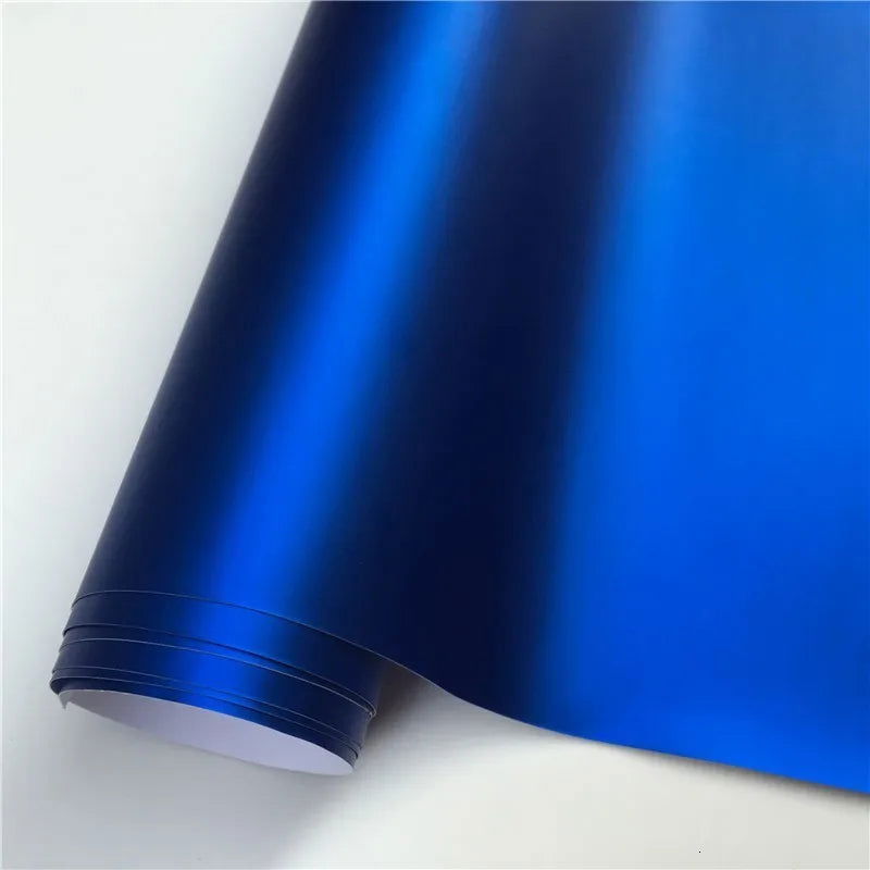 Various Colors Matte Satin Chrome Metallic Vinyl Wrap Film Car Sticker Decal Laptop Phone Motorcycle Graphic - Slobuy