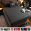 Velvet Jacquard Mattress Cover Winter Warm Velvet Material Fitted Sheet Warm Material Bed Cover Mattress Protector for 90x200cm - Slobuy